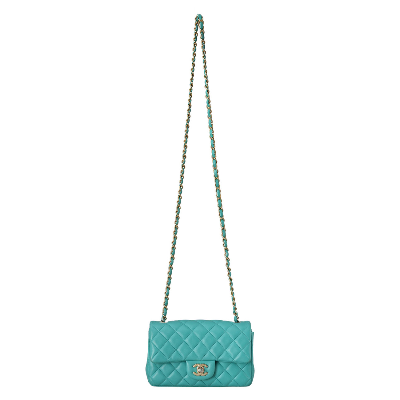 CHANEL(USED)샤넬 A69900 램스킨 클래식 뉴미니 크로스백