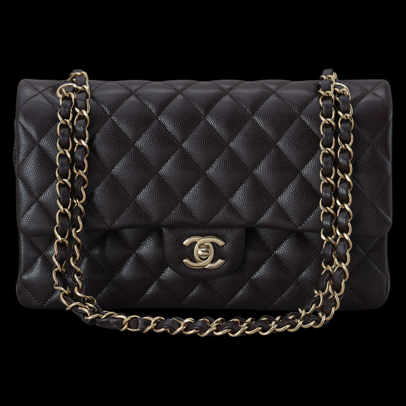 CHANEL(USED)샤넬 캐비어 클래식 미듐 플랩백