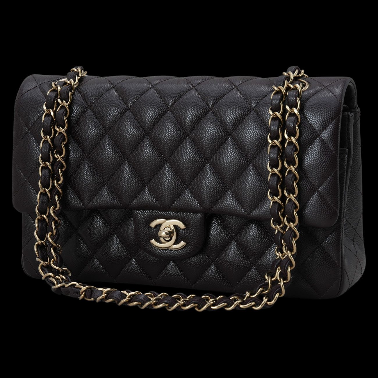 CHANEL(USED)샤넬 캐비어 클래식 미듐 플랩백