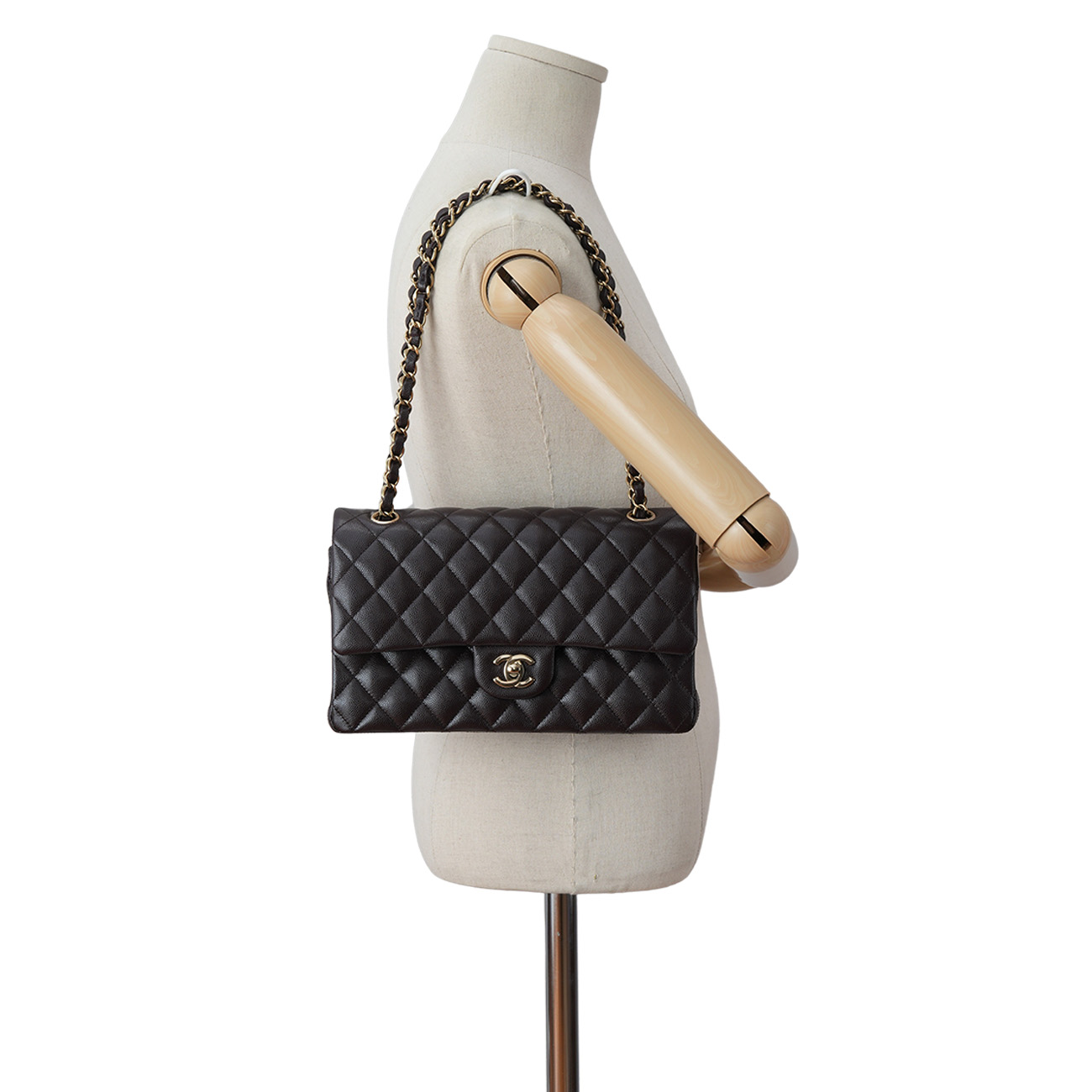 CHANEL(USED)샤넬 캐비어 클래식 미듐 플랩백