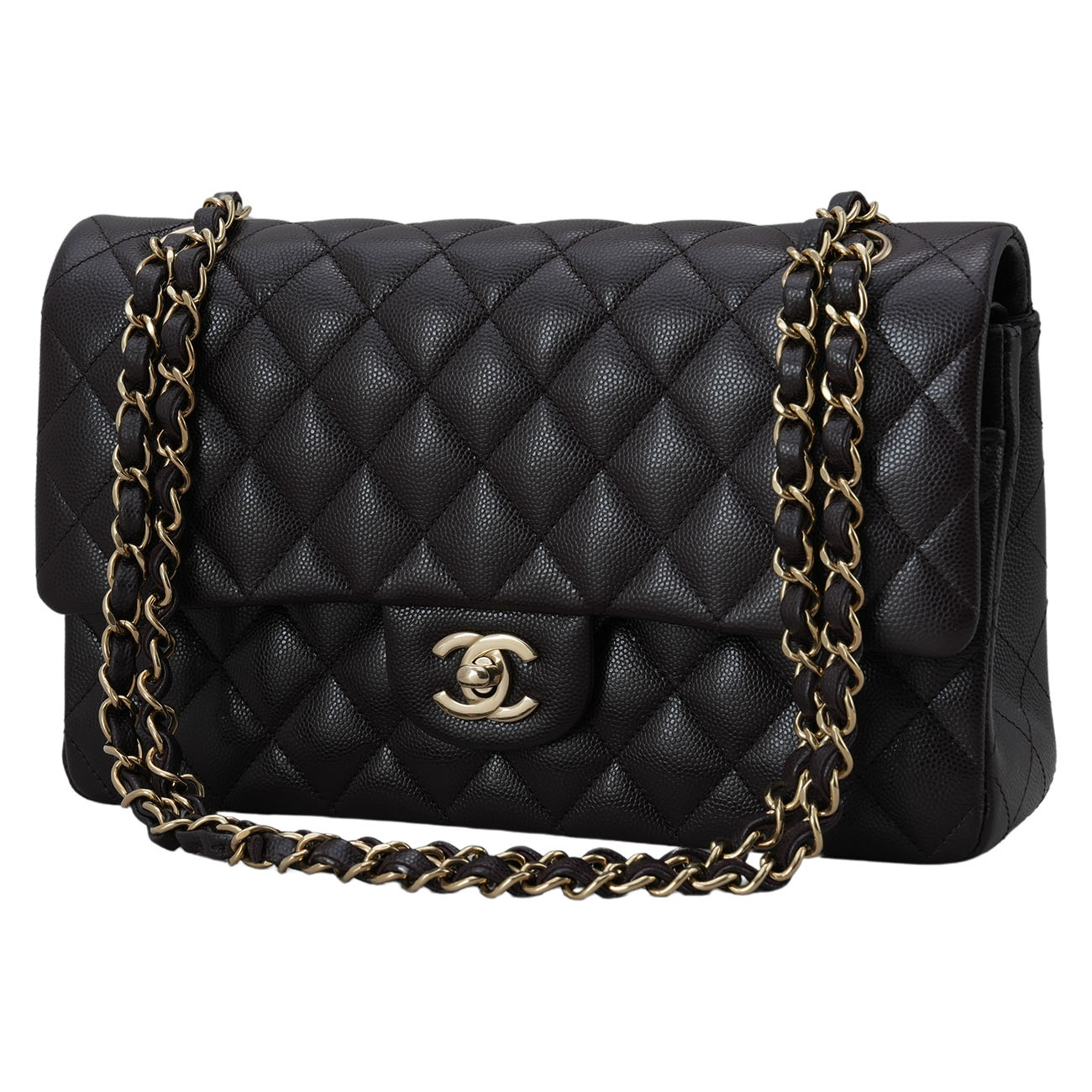 CHANEL(USED)샤넬 캐비어 클래식 미듐 플랩백