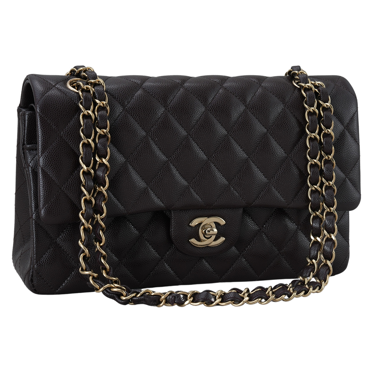 CHANEL(USED)샤넬 캐비어 클래식 미듐 플랩백