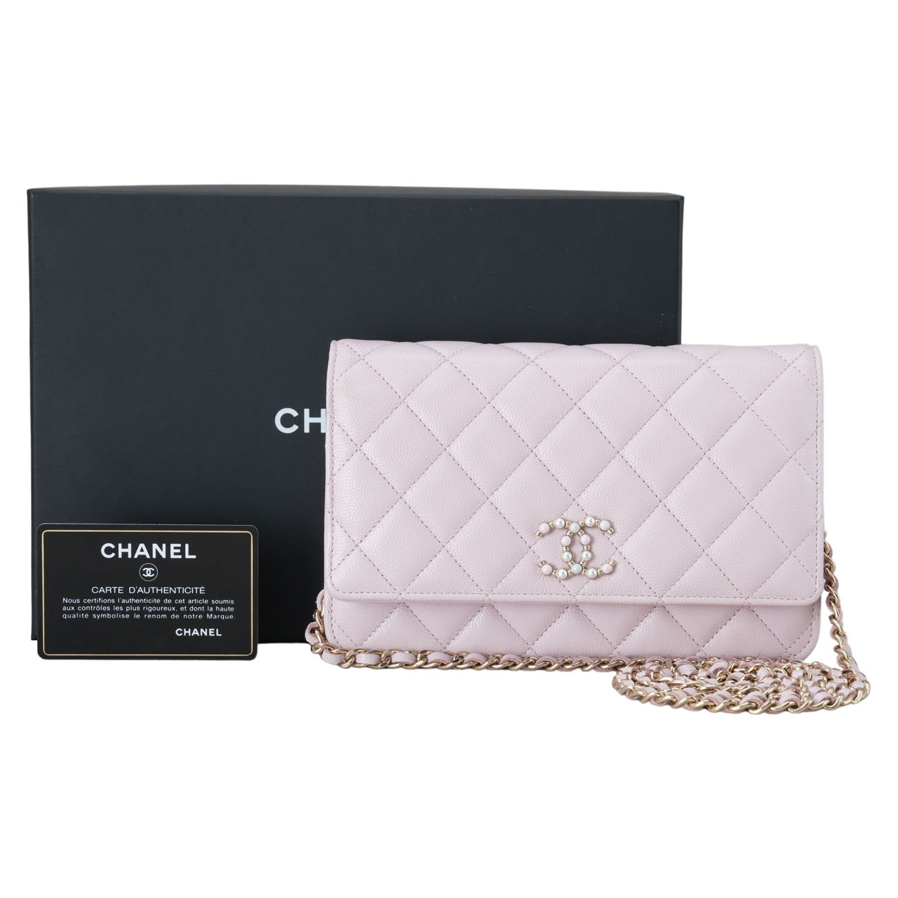 CHANEL(USED)샤넬 AP2136 시즌 진주 CC로고 WOC