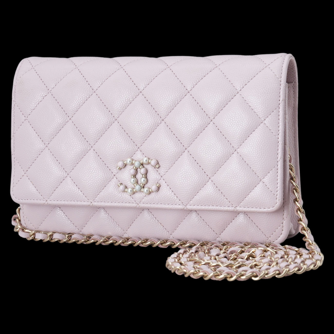 CHANEL(USED)샤넬 AP2136 시즌 진주 CC로고 WOC