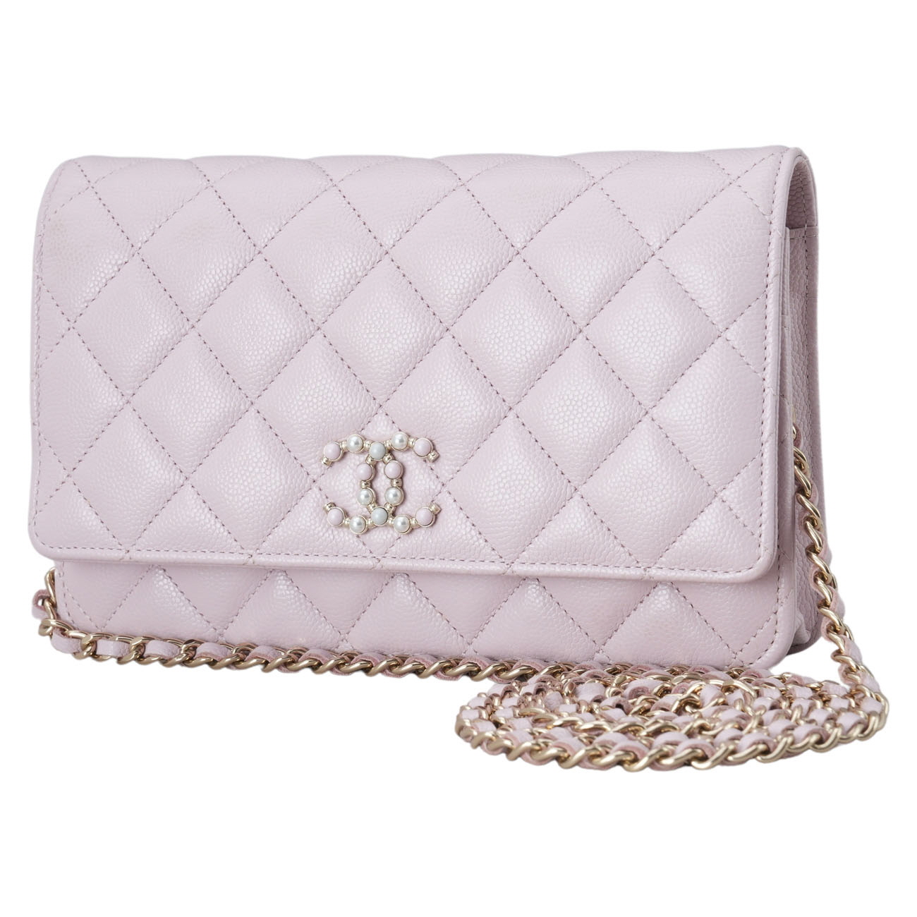 CHANEL(USED)샤넬 AP2136 시즌 진주 CC로고 WOC