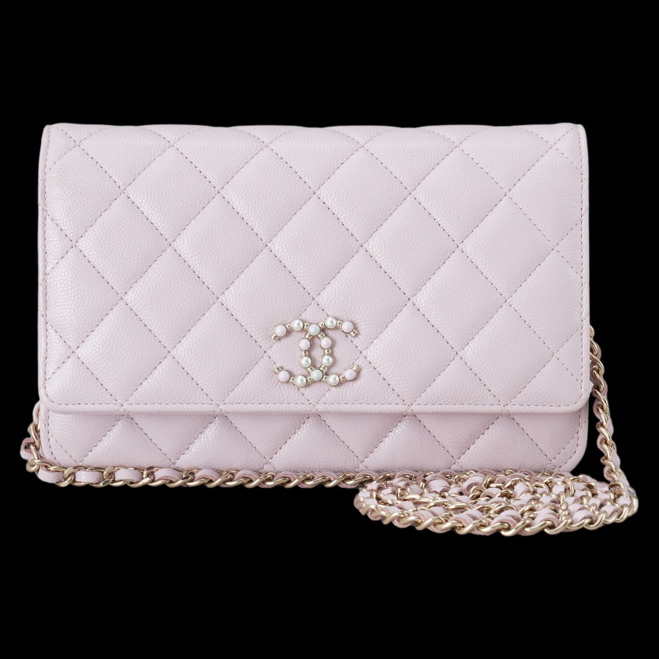 CHANEL(USED)샤넬 AP2136 시즌 진주 CC로고 WOC