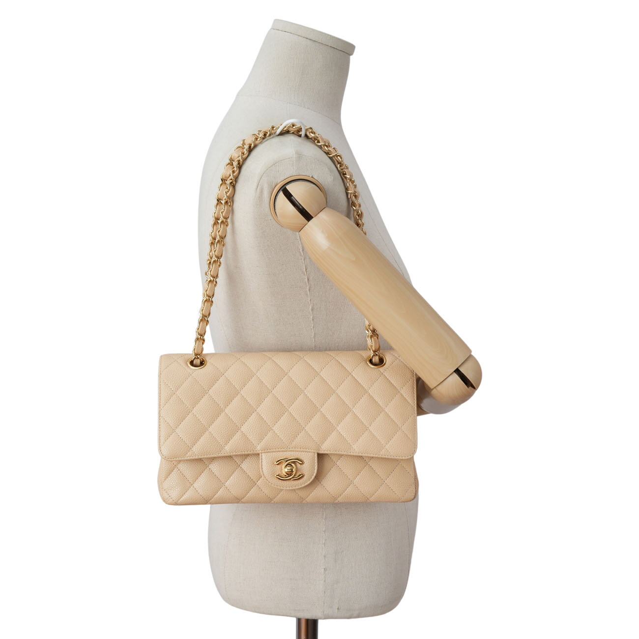 CHANEL(USED)샤넬 캐비어 클래식 미듐 플랩백