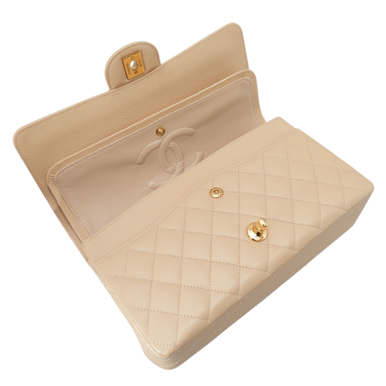 CHANEL(USED)샤넬 캐비어 클래식 미듐 플랩백