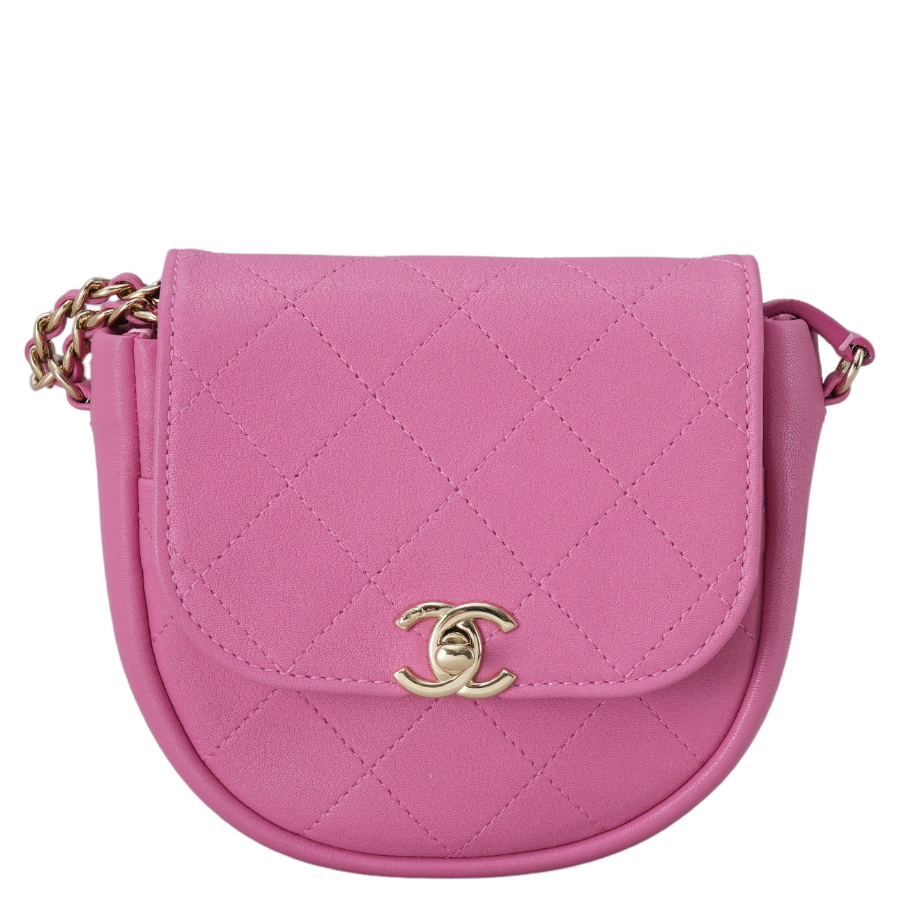 CHANEL(USED)샤넬 메신저백 핑크