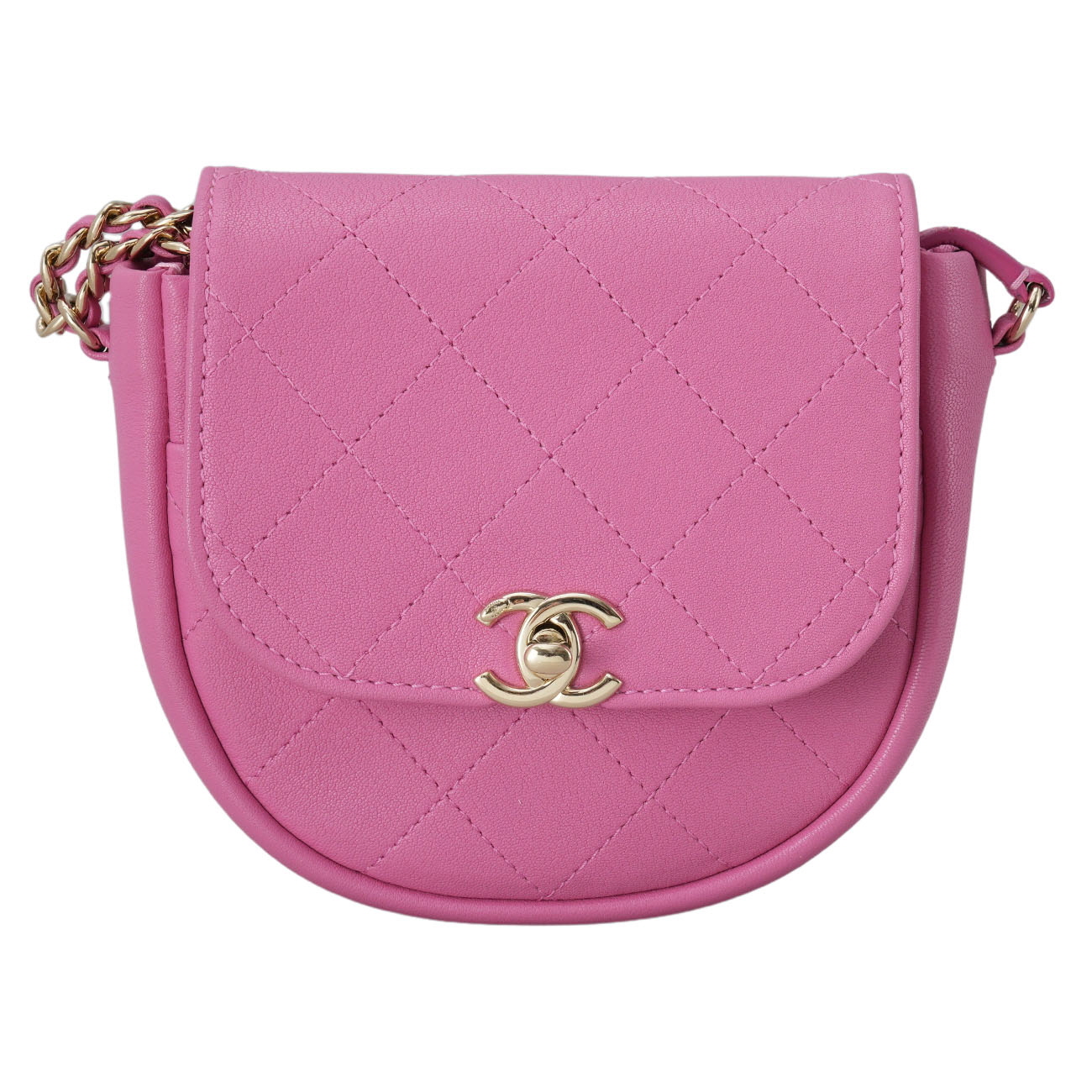 CHANEL(USED)샤넬 메신저백 핑크