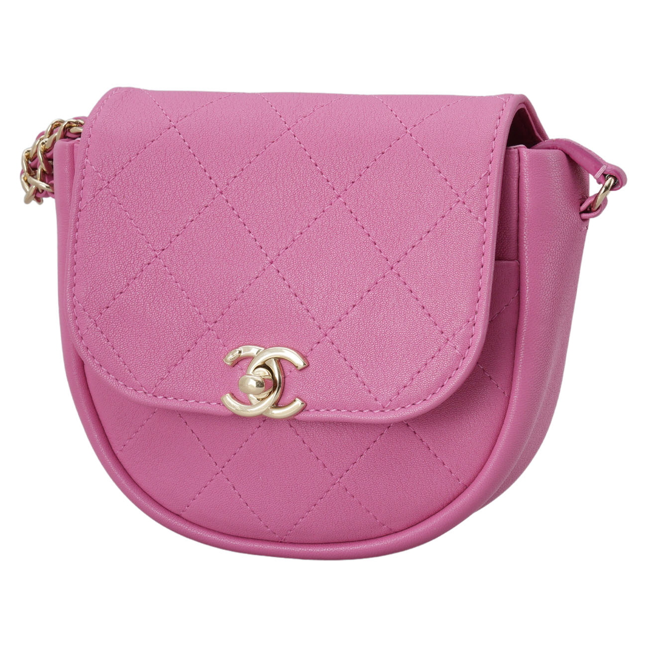CHANEL(USED)샤넬 메신저백 핑크
