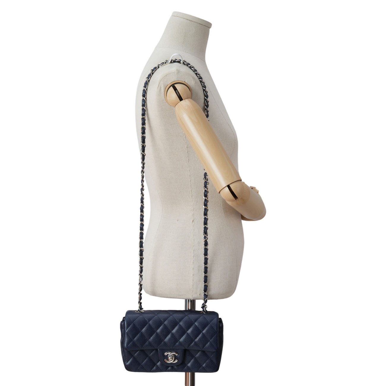CHANEL(USED)샤넬 캐비어 클래식 뉴미니 크로스백