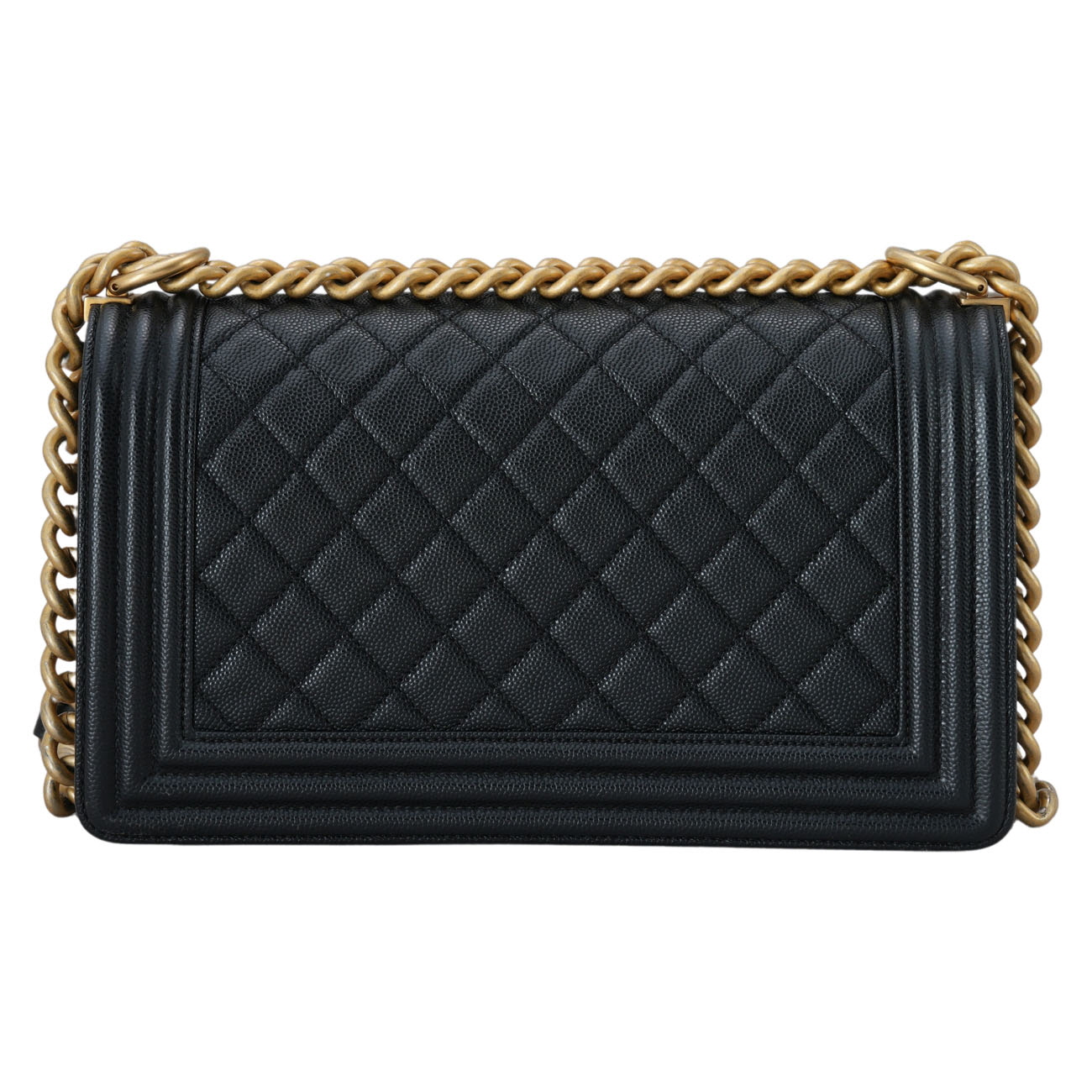 CHANEL(USED)샤넬 캐비어 보이샤넬 미듐 플랩백