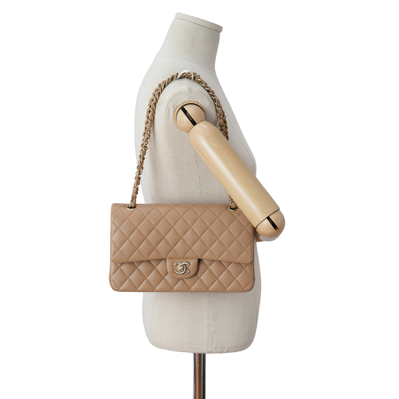 CHANEL(USED)샤넬 램스킨 클래식 미듐 플랩백