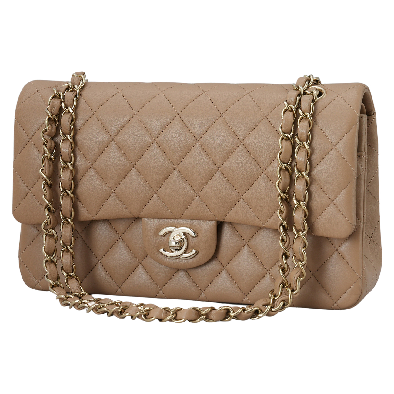 CHANEL(USED)샤넬 램스킨 클래식 미듐 플랩백