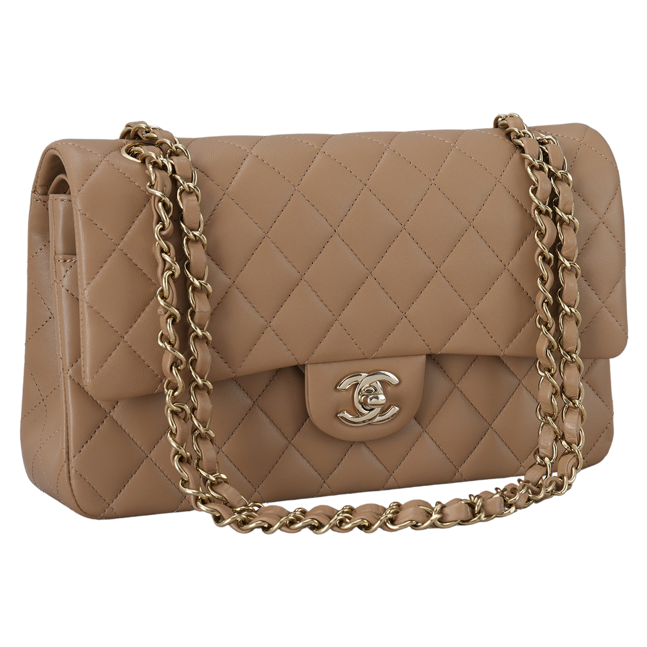CHANEL(USED)샤넬 램스킨 클래식 미듐 플랩백