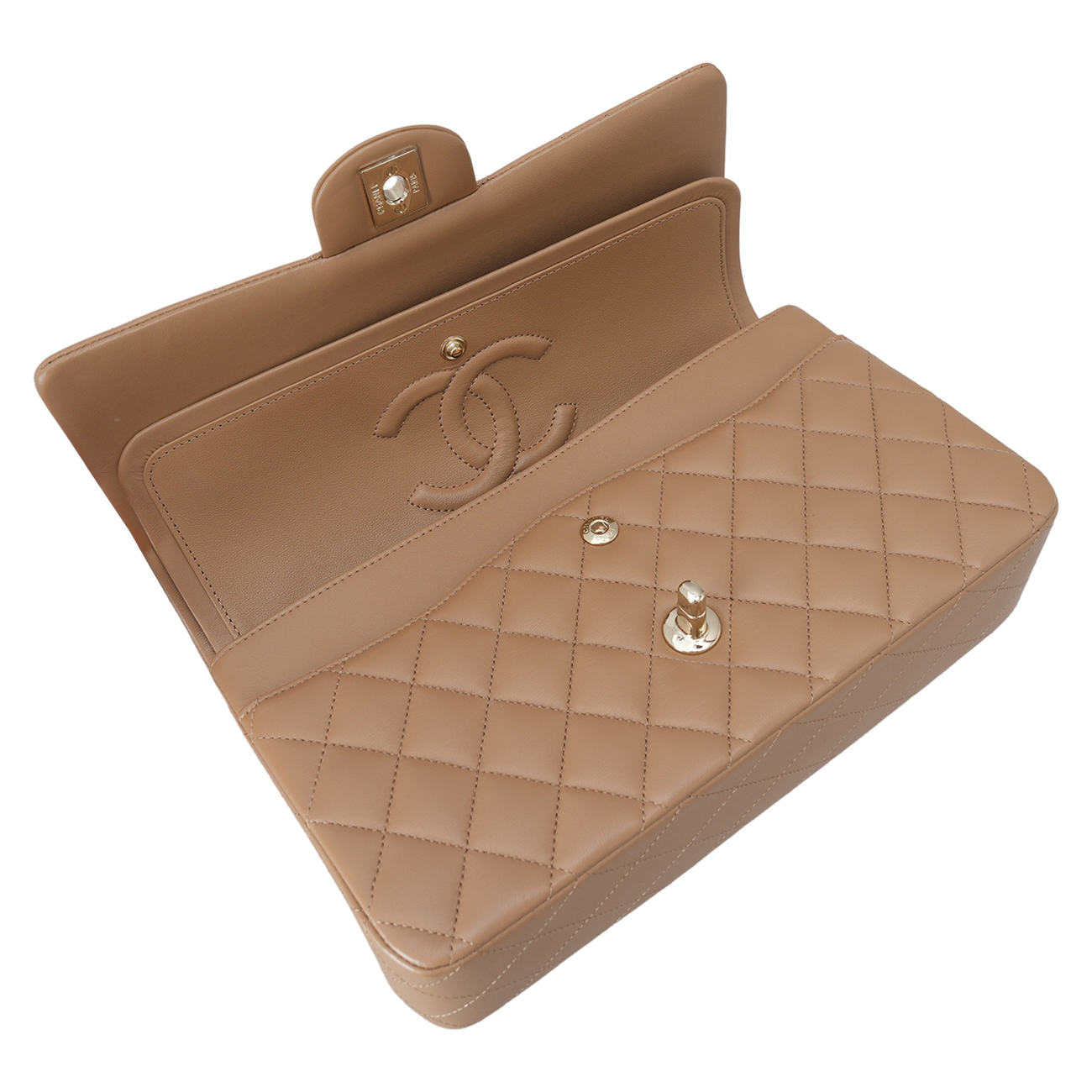 CHANEL(USED)샤넬 램스킨 클래식 미듐 플랩백