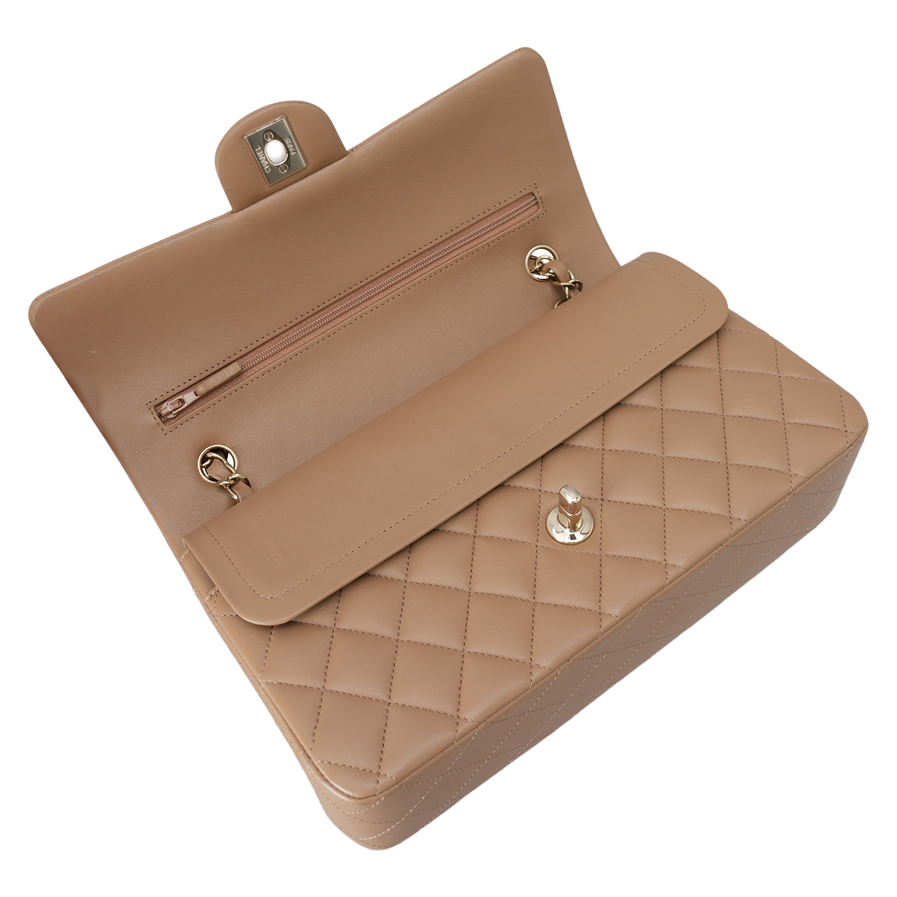CHANEL(USED)샤넬 램스킨 클래식 미듐 플랩백