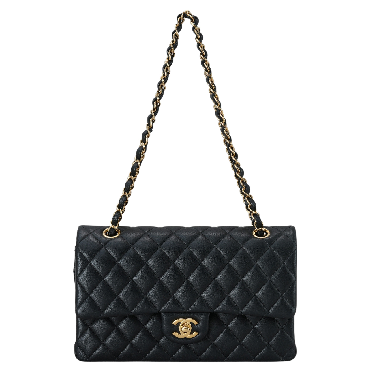 CHANEL(USED)샤넬 램스킨 클래식 미듐 플랩백