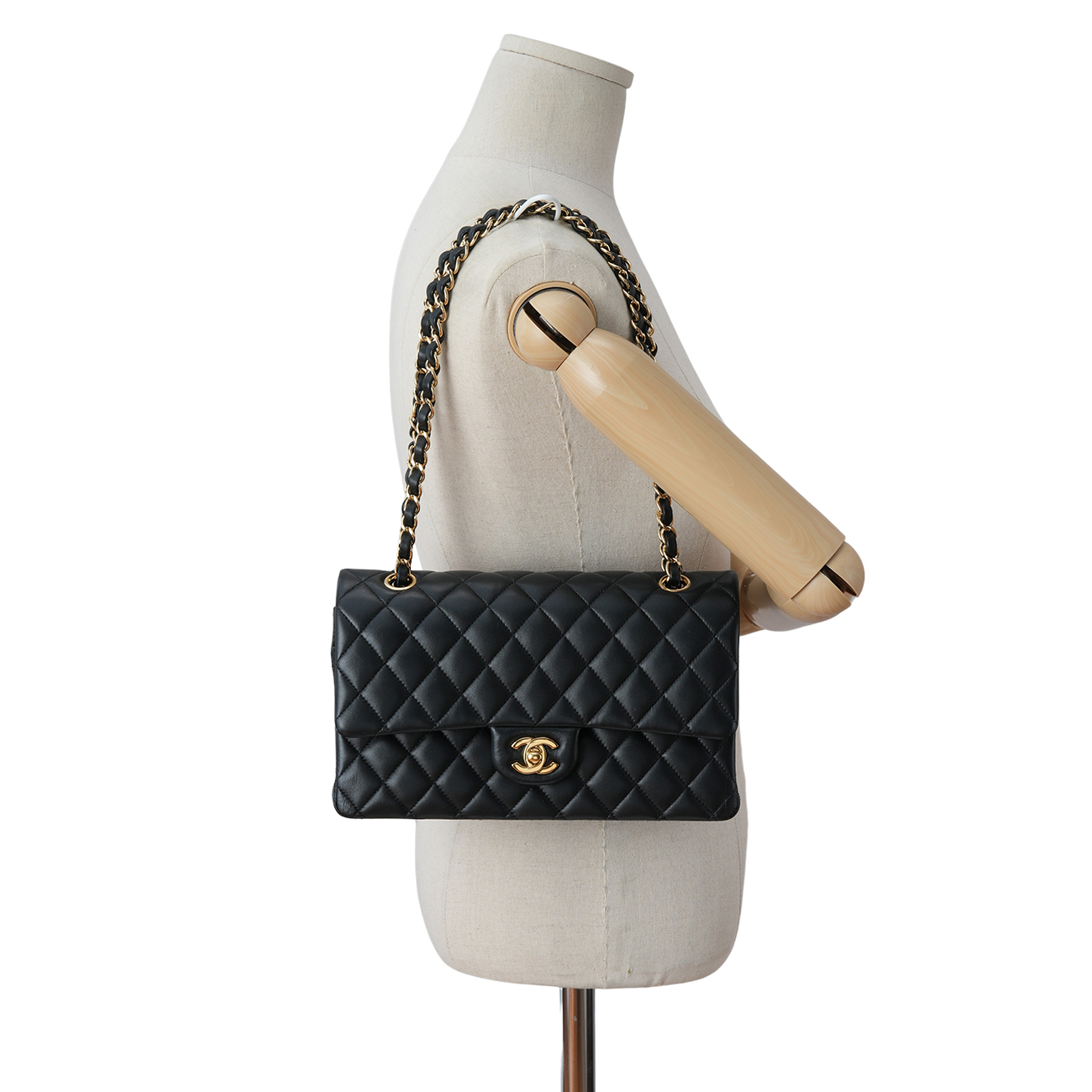 CHANEL(USED)샤넬 램스킨 클래식 미듐 플랩백