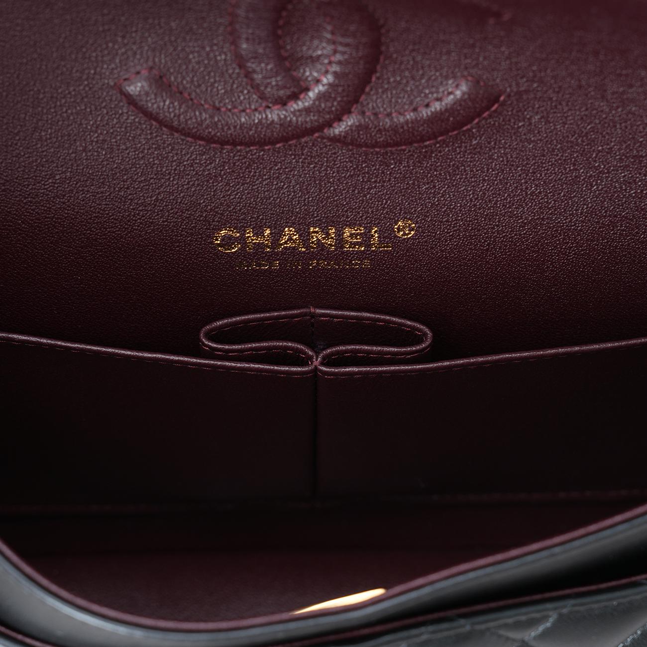 CHANEL(USED)샤넬 램스킨 클래식 미듐 플랩백
