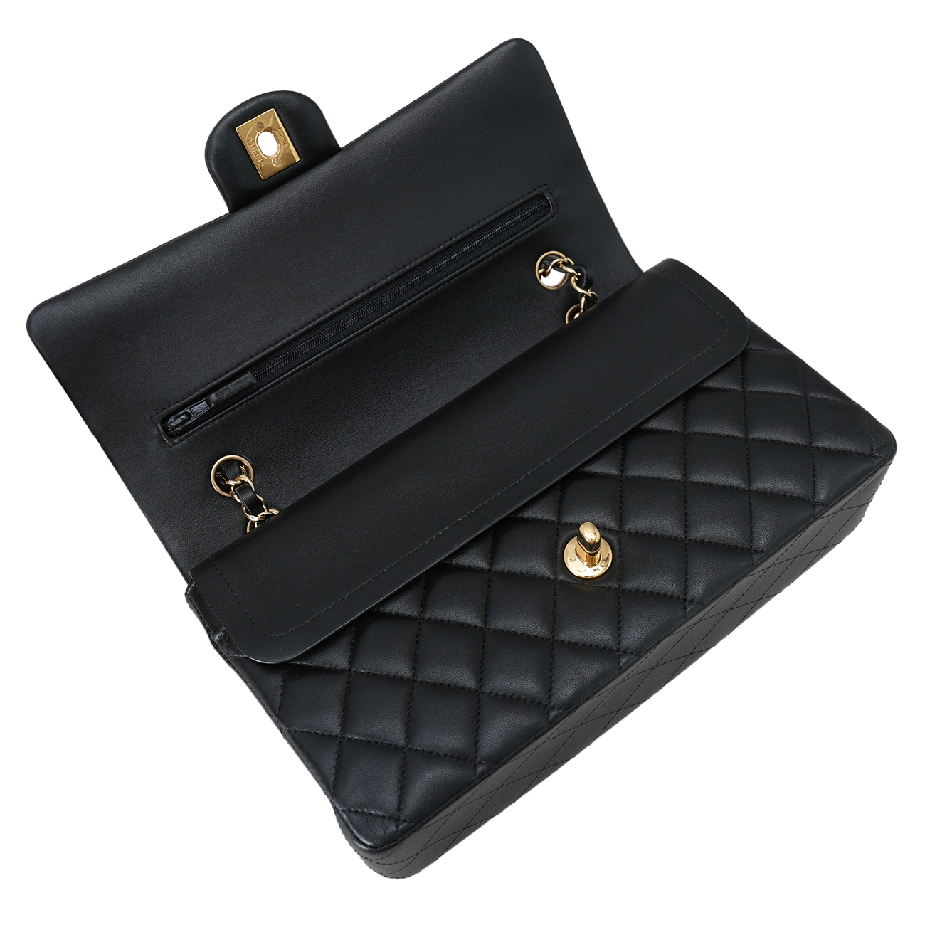 CHANEL(USED)샤넬 램스킨 클래식 미듐 플랩백