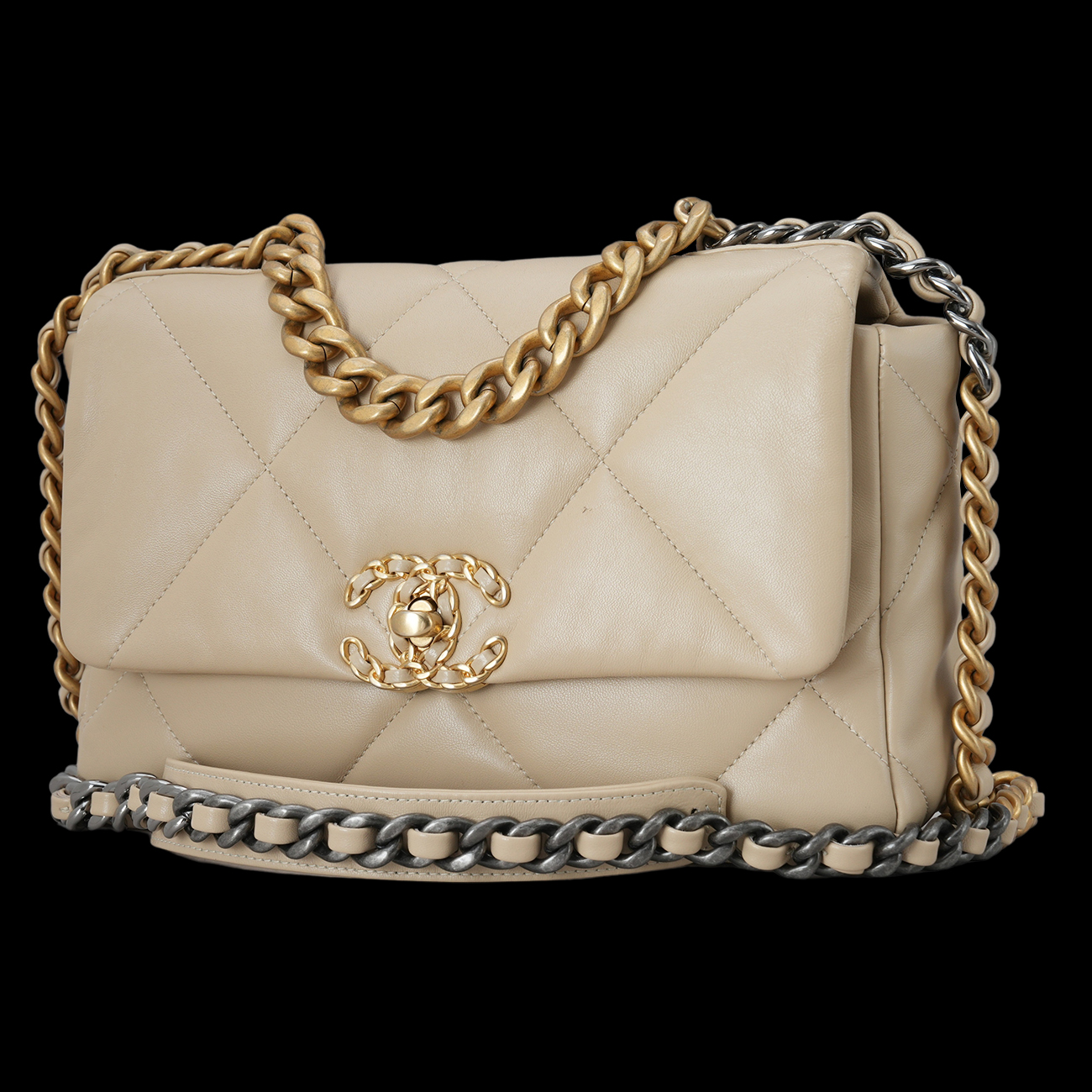 CHANEL(USED)샤넬 AS1160 19백 미듐
