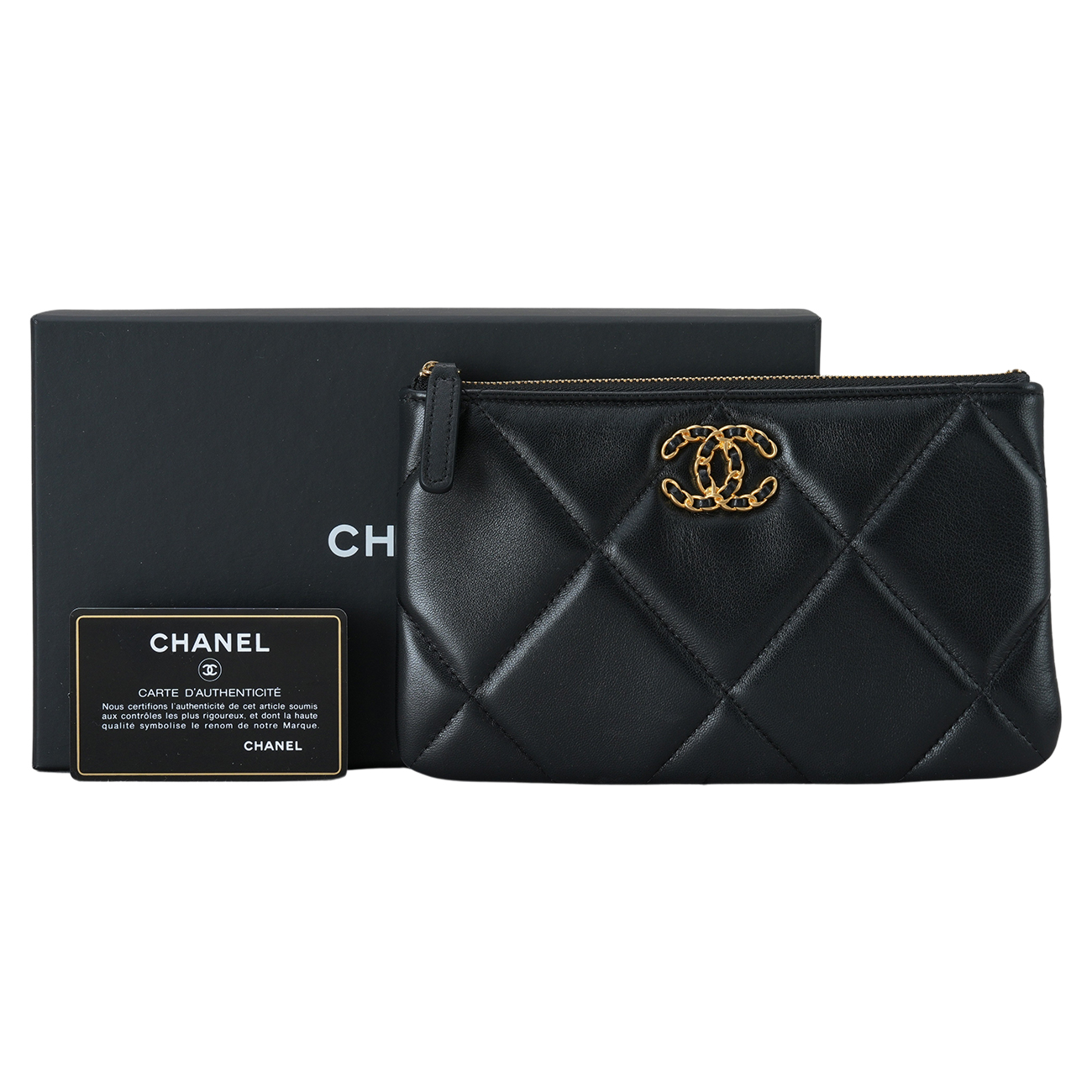 CHANEL(USED)샤넬 19 파우치