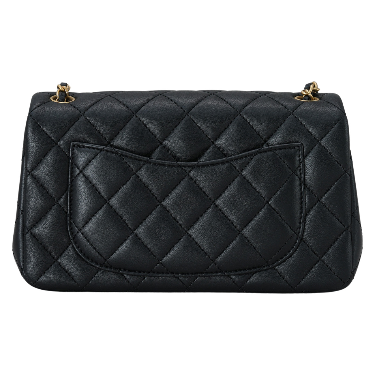 CHANEL(USED)샤넬 램스킨 골든볼 뉴미니