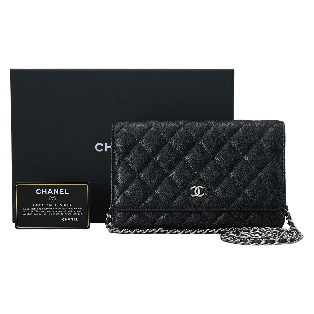 CHANEL(USED)샤넬 AP0250 캐비어 클래식 WOC