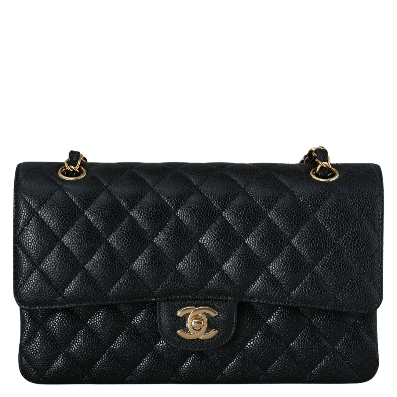CHANEL(USED)샤넬 클래식 캐비어 미듐 플랩백