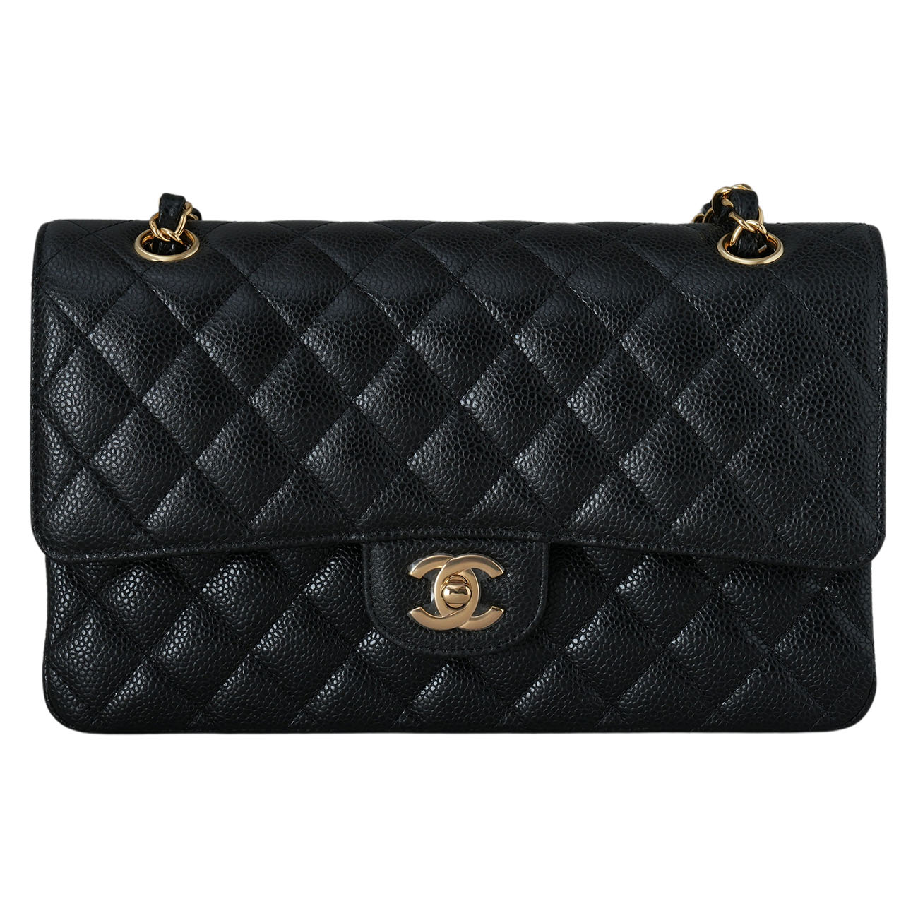 CHANEL(USED)샤넬 클래식 캐비어 미듐 플랩백