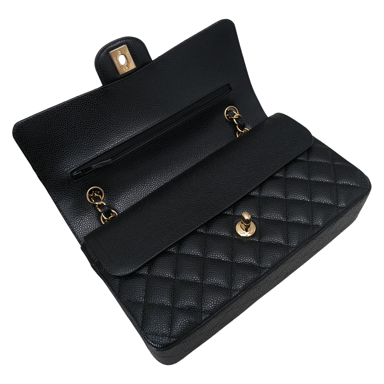 CHANEL(USED)샤넬 클래식 캐비어 미듐 플랩백