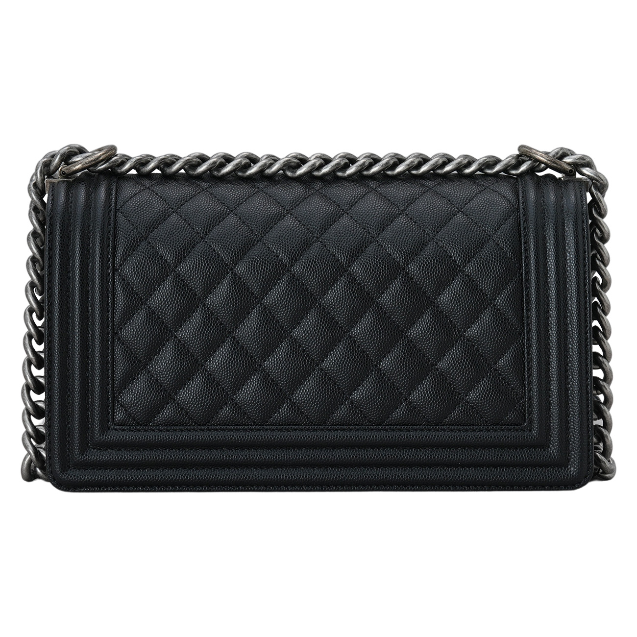 CHANEL(USED)샤넬 캐비어 보이샤넬 미듐 플랩백