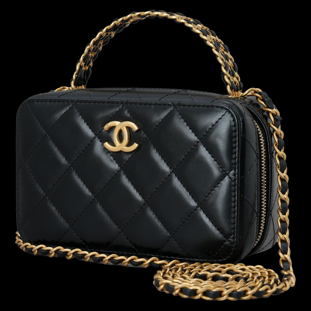 CHANEL(USED)샤넬 AP3246 베니티 핸들 체인 숄더백