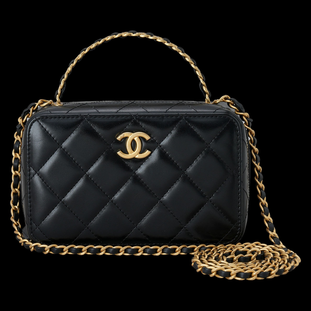 CHANEL(USED)샤넬 AP3246 베니티 핸들 체인 숄더백
