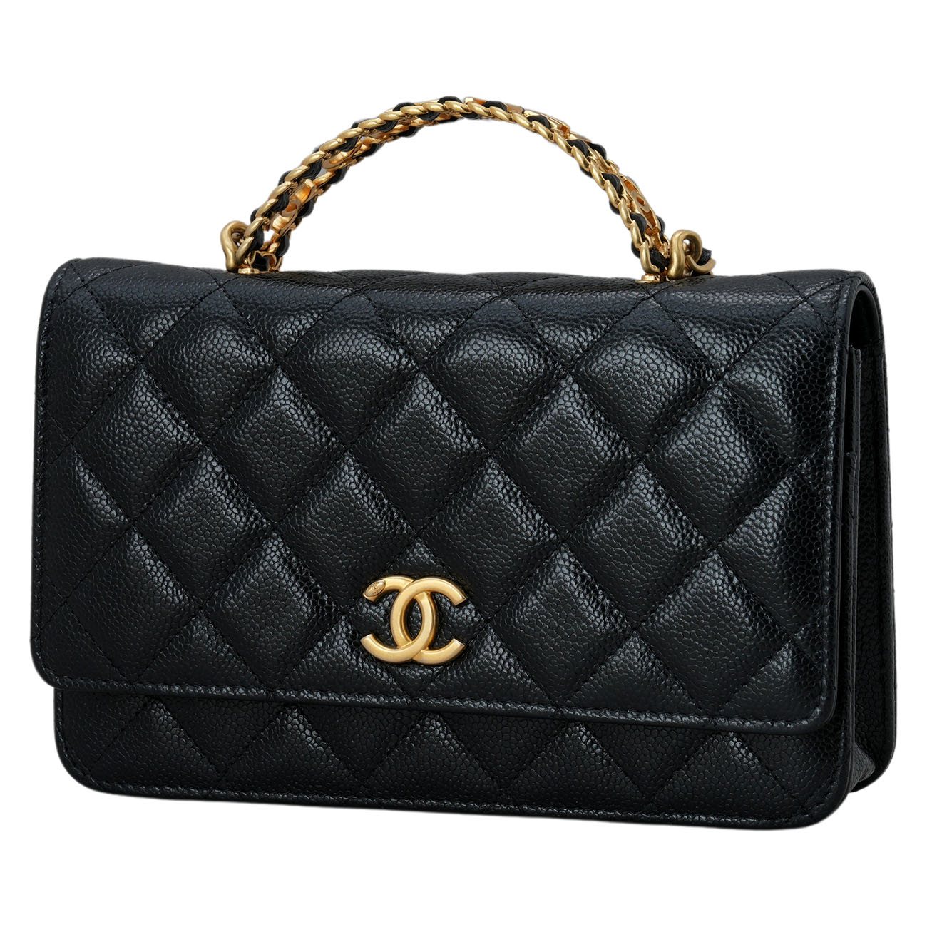CHANEL(USED)샤넬 AP2804 시즌 캐비어 핸들 WOC