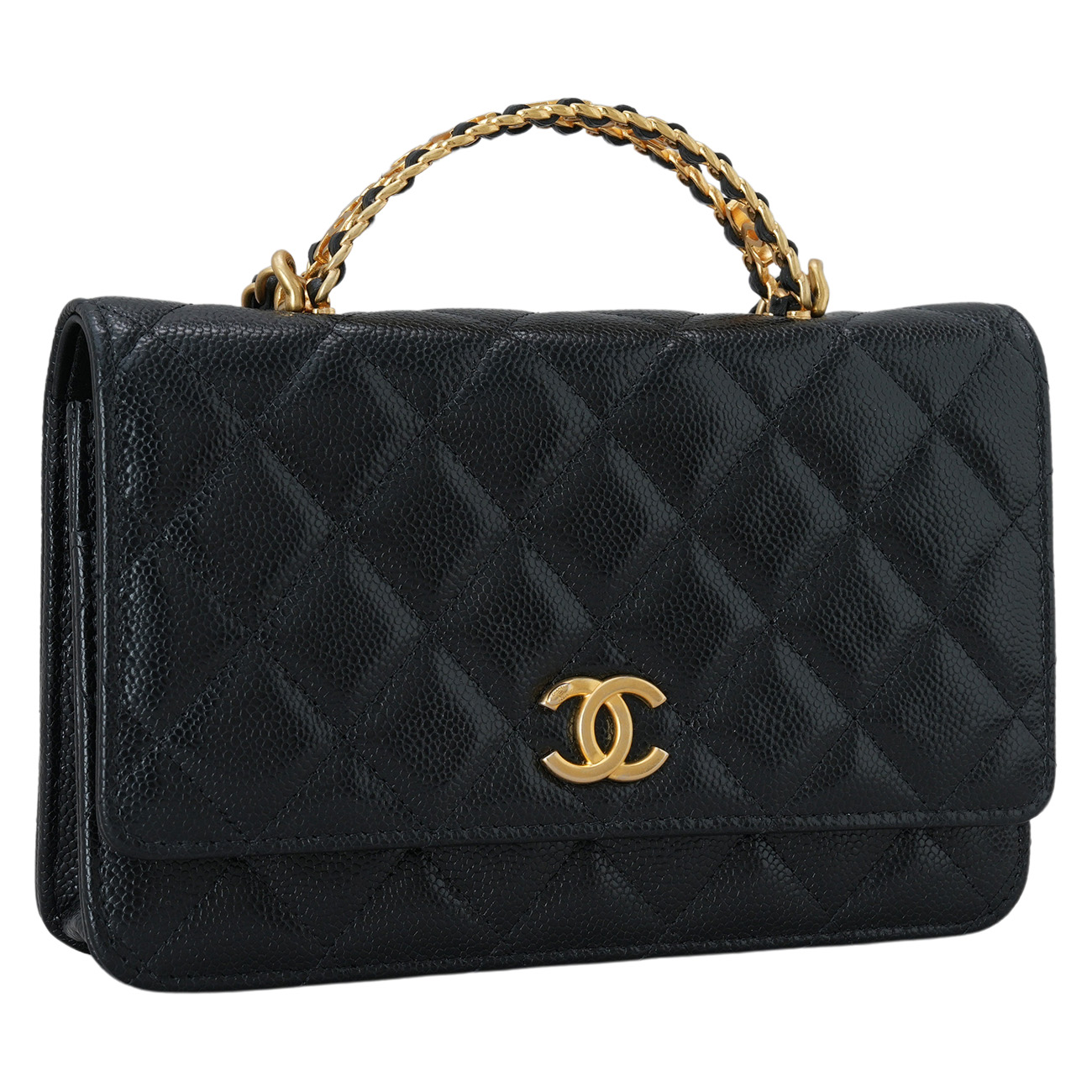 CHANEL(USED)샤넬 AP2804 시즌 캐비어 핸들 WOC