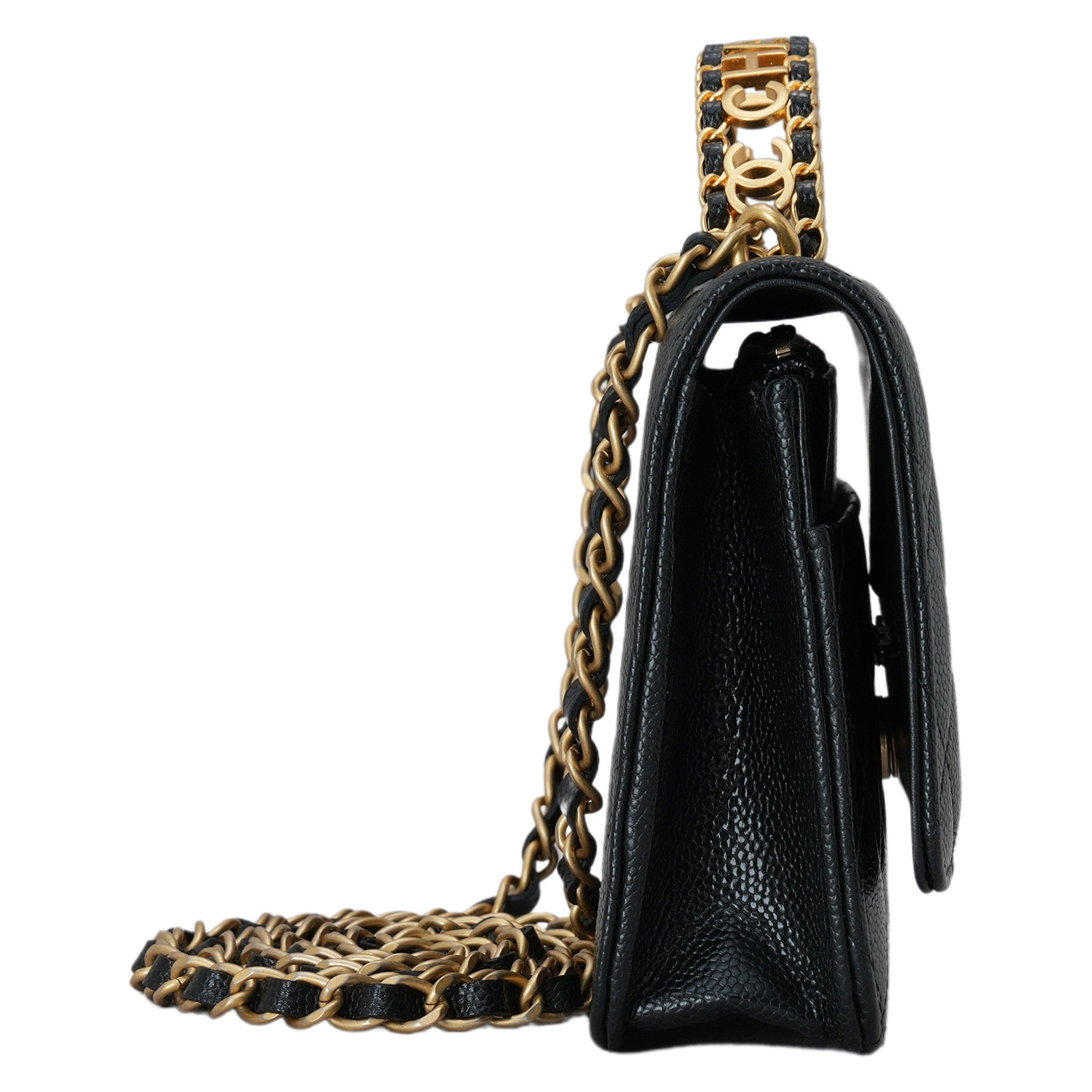CHANEL(USED)샤넬 AP2804 시즌 캐비어 핸들 WOC
