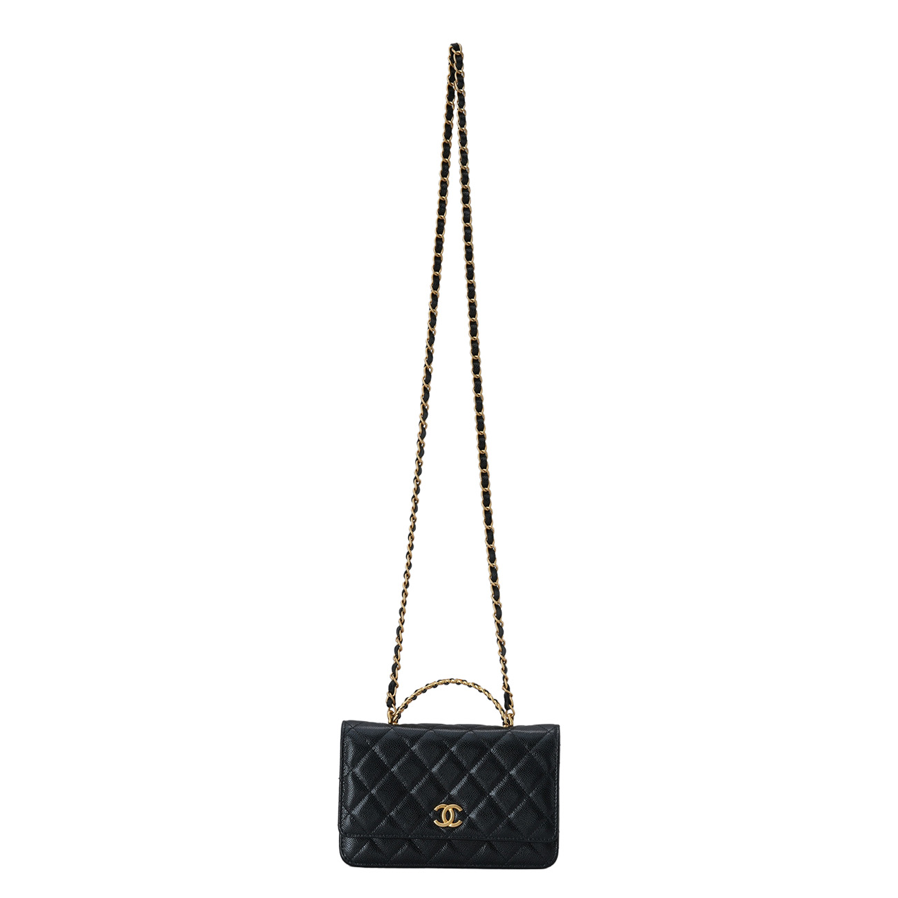 CHANEL(USED)샤넬 AP2804 시즌 캐비어 핸들 WOC
