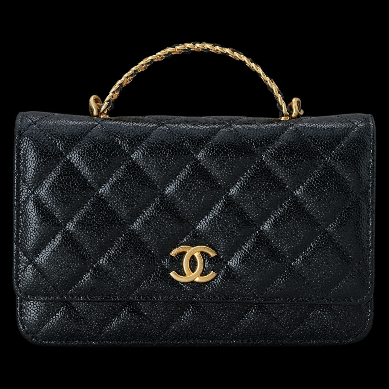 CHANEL(USED)샤넬 AP2804 시즌 캐비어 핸들 WOC