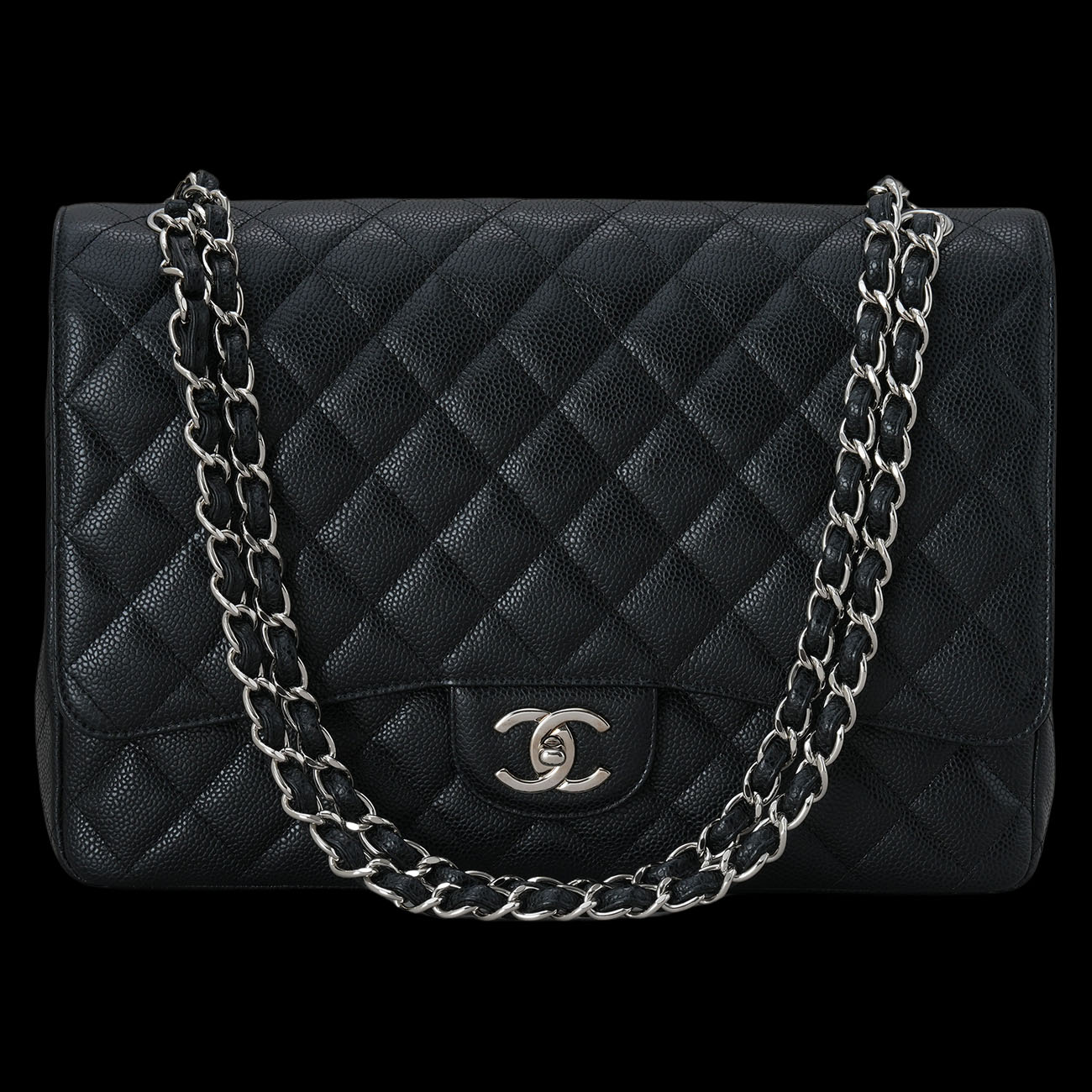 CHANEL(USED)샤넬 캐비어 클래식 맥시 플랩백