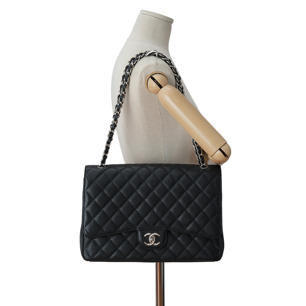 CHANEL(USED)샤넬 캐비어 클래식 맥시 플랩백