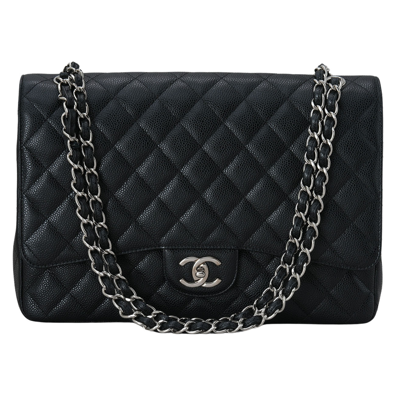 CHANEL(USED)샤넬 캐비어 클래식 맥시 플랩백