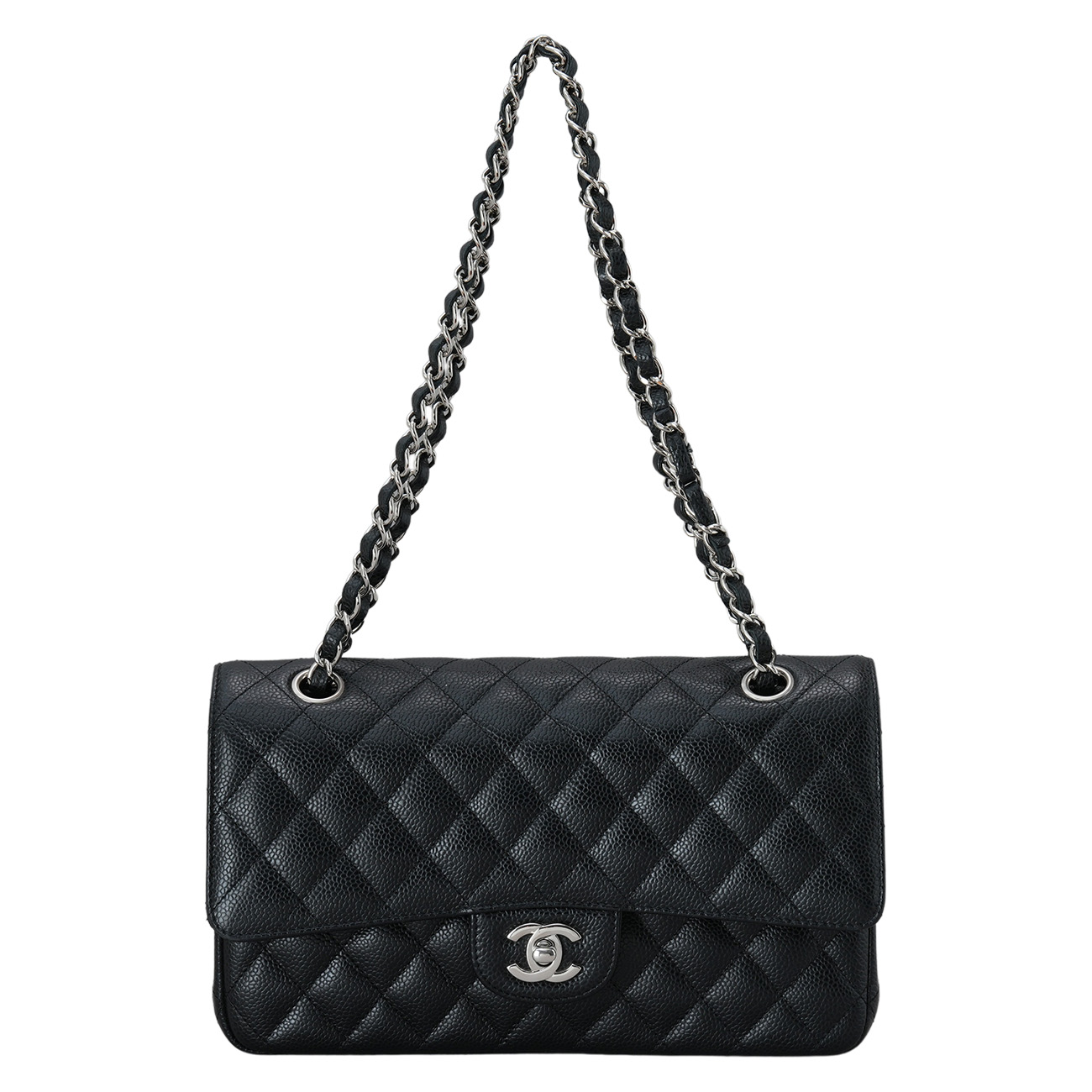 CHANEL(USED)샤넬 캐비어 클래식 미듐 플랩백