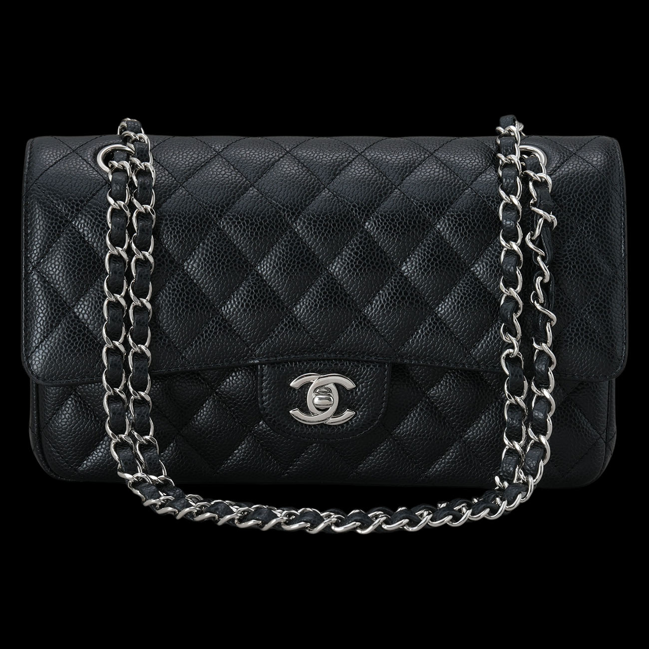 CHANEL(USED)샤넬 캐비어 클래식 미듐 플랩백