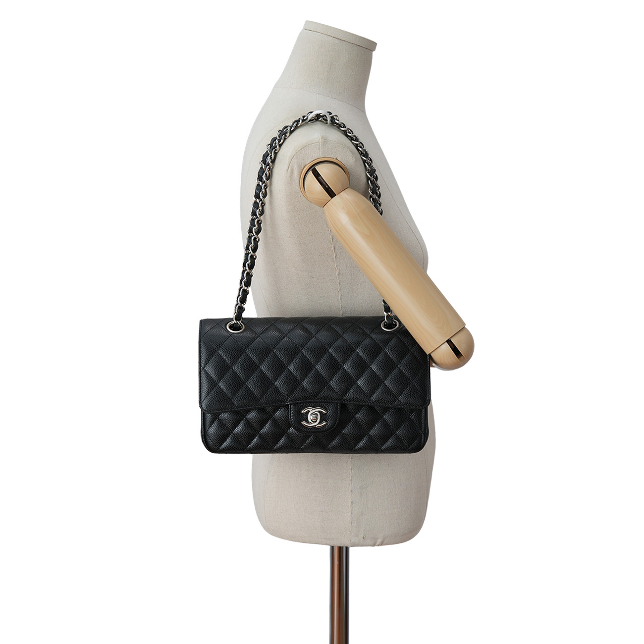 CHANEL(USED)샤넬 캐비어 클래식 미듐 플랩백