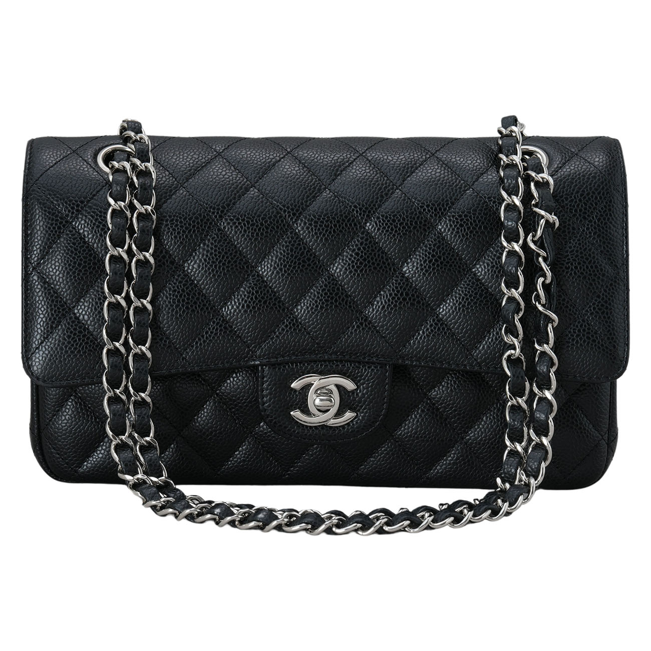 CHANEL(USED)샤넬 캐비어 클래식 미듐 플랩백