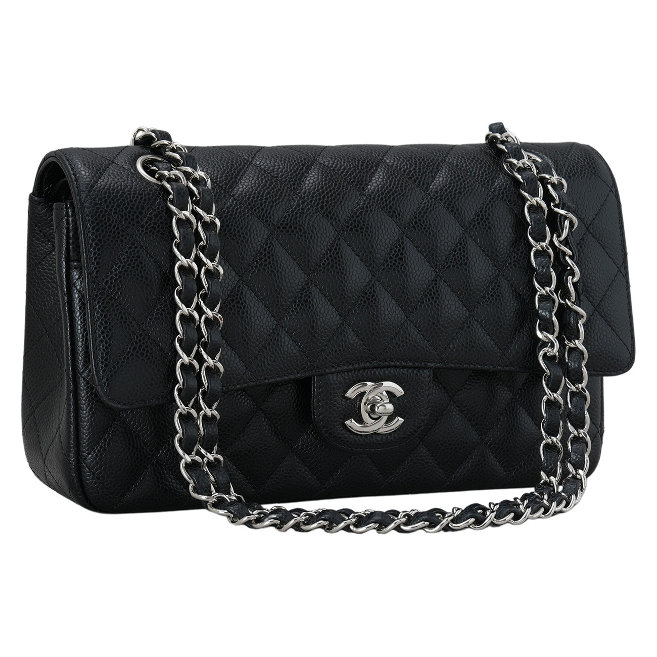 CHANEL(USED)샤넬 캐비어 클래식 미듐 플랩백