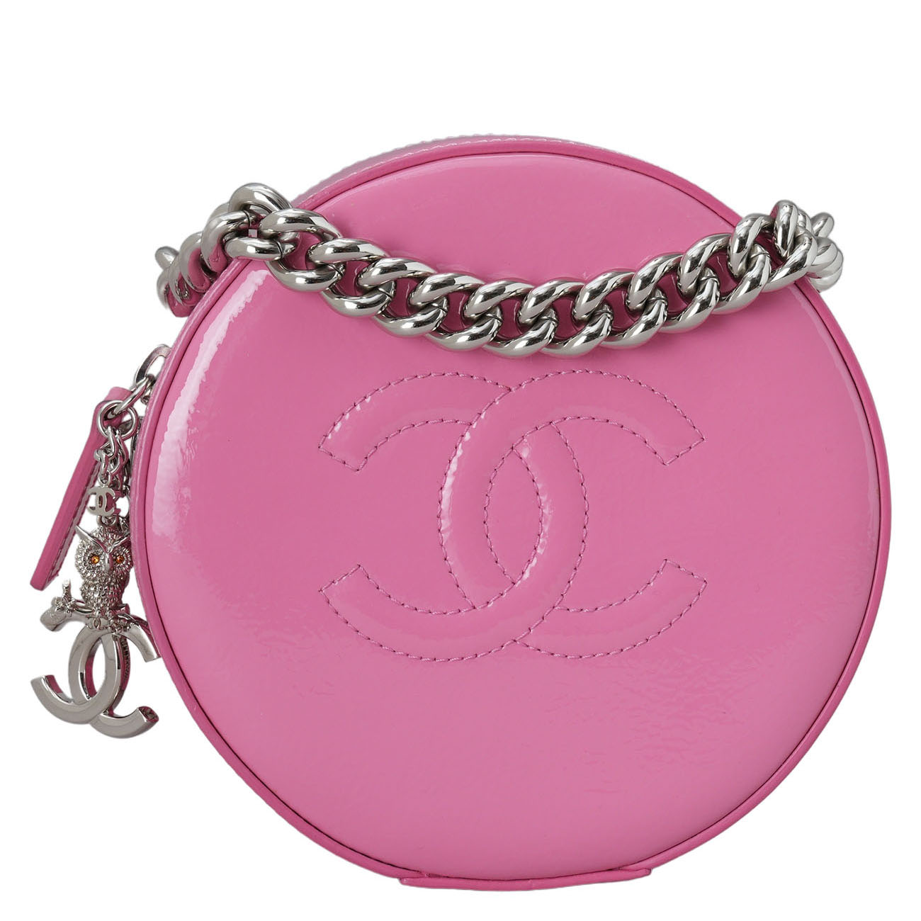 CHANEL(USED)샤넬 페이던트 시즌 라운드 체인 크로스백